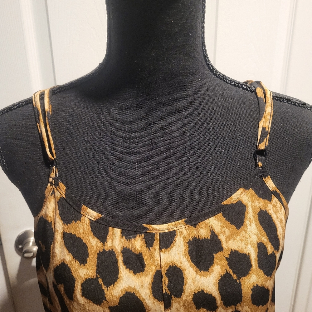 Leopard Print Women's Sundress Gently Used